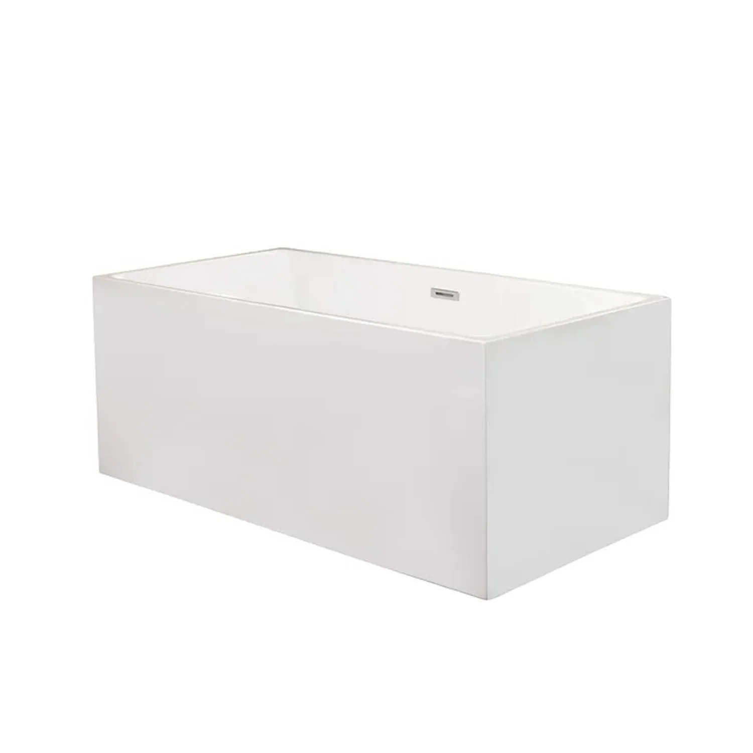 Altair Persephone 59 x 30 Inch White Freestanding Acrylic Bathtub - image 7
