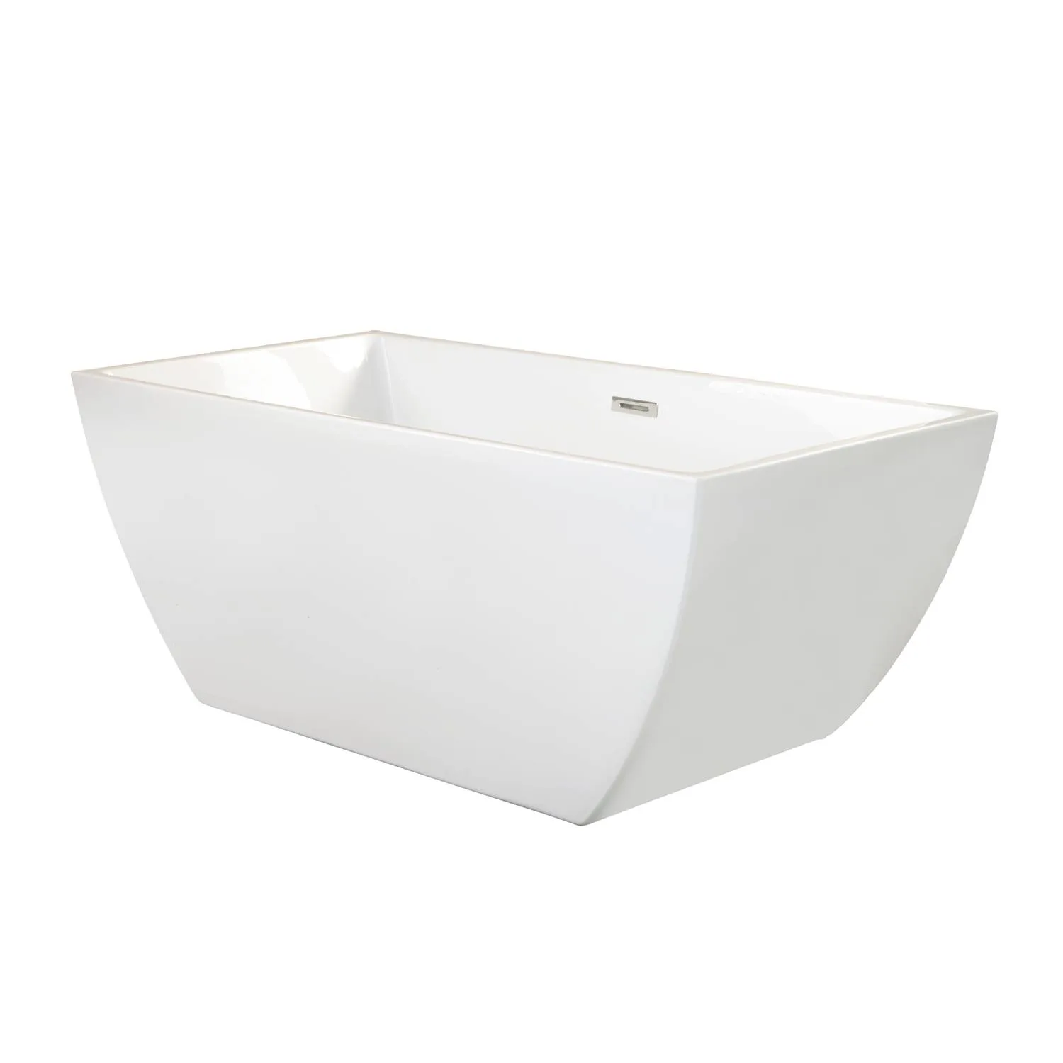 Altair Montague 67 x 32 Inch White Freestanding Acrylic Bathtub - image 8