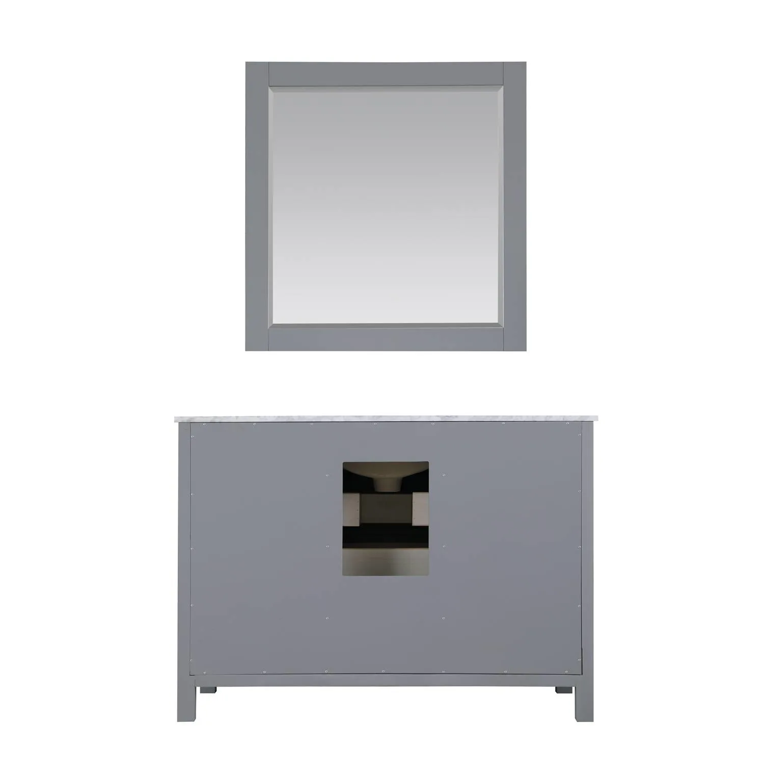 Altair Kinsley 48 Inch Solid Plywood White Carrara Single Vanity - image 3