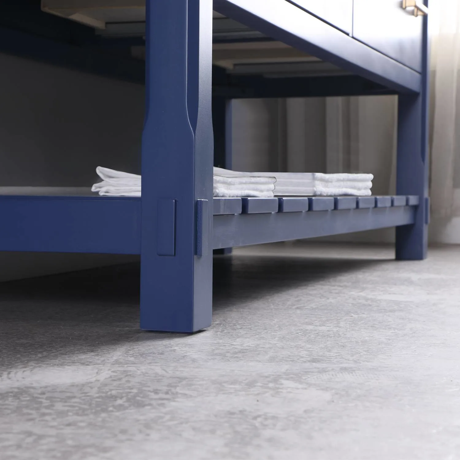 Altair Georgia 60 Inch Solid Plywood White Carrara Stone Double Vanity - image 9