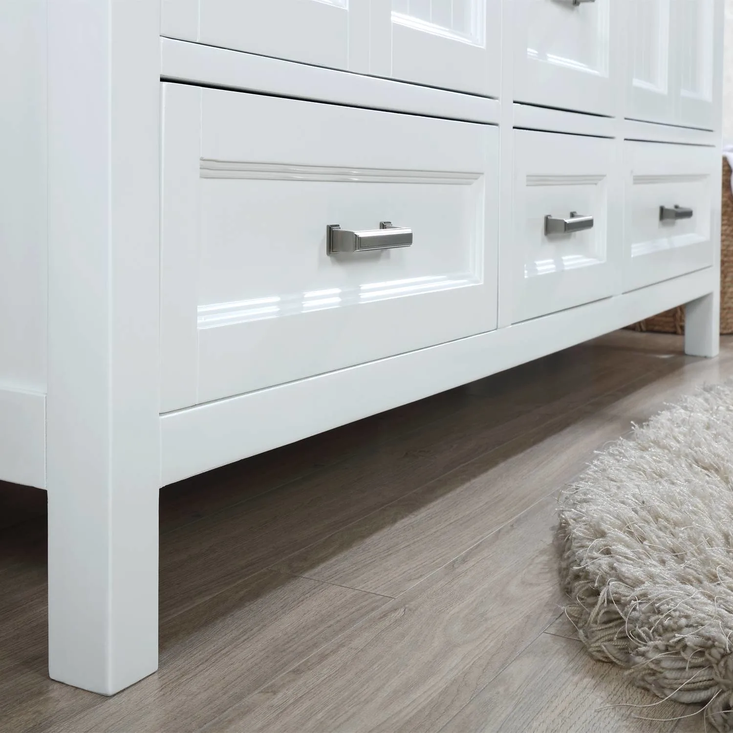 Altair Isla 72 Inch White Solid Plywood White Carrara Double Vanity - image 3