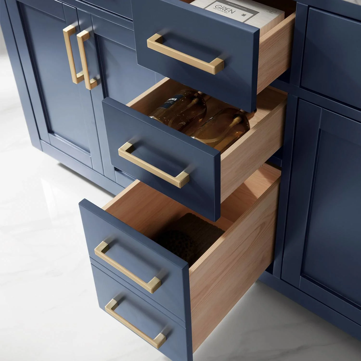 Altair Ivy 60 Inch Solid Plywood No Countertop Double Vanity Cabinet - image 9