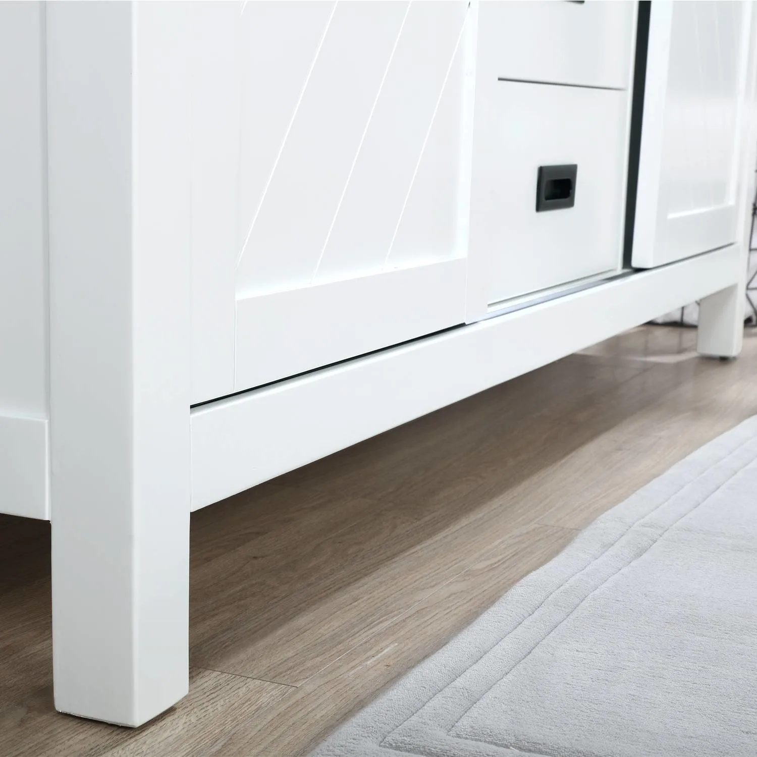 Altair Kinsley 60 Inch White Plywood White Carrara Single Vanity - image 9