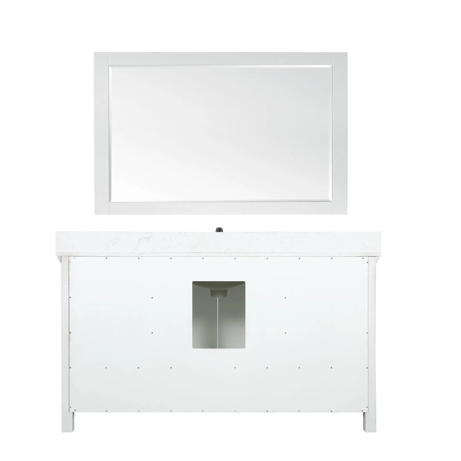 Altair Isla 60 Inch White Plywood White Carrara Single Vanity - image 2