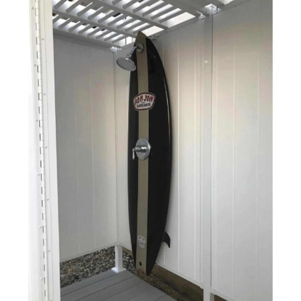 Avcon Cabana 8 Posts 7 Walls Outdoor Shower Enclosure - image 4