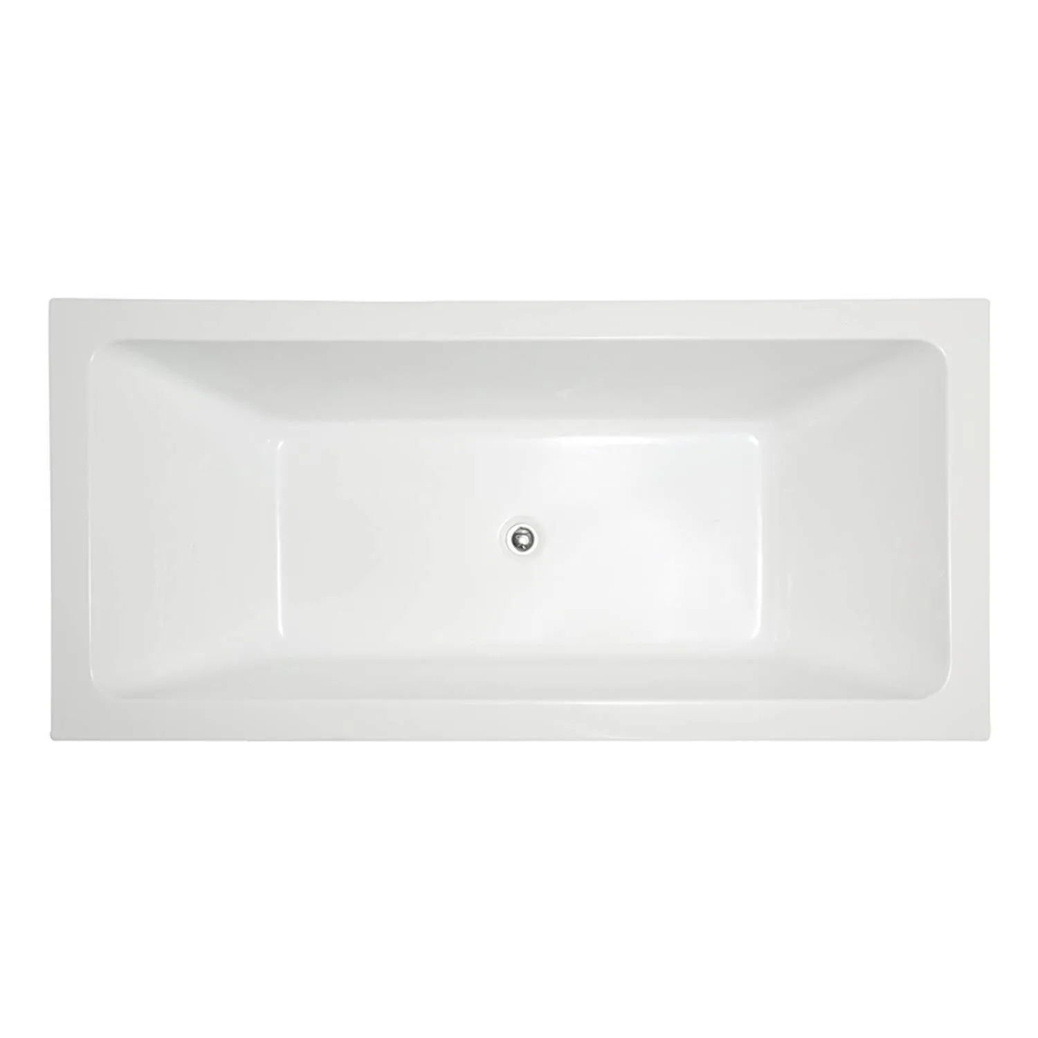 Legion Furniture 67 Inch No Faucet White Rectangular Acrylic Bathtub - image 3