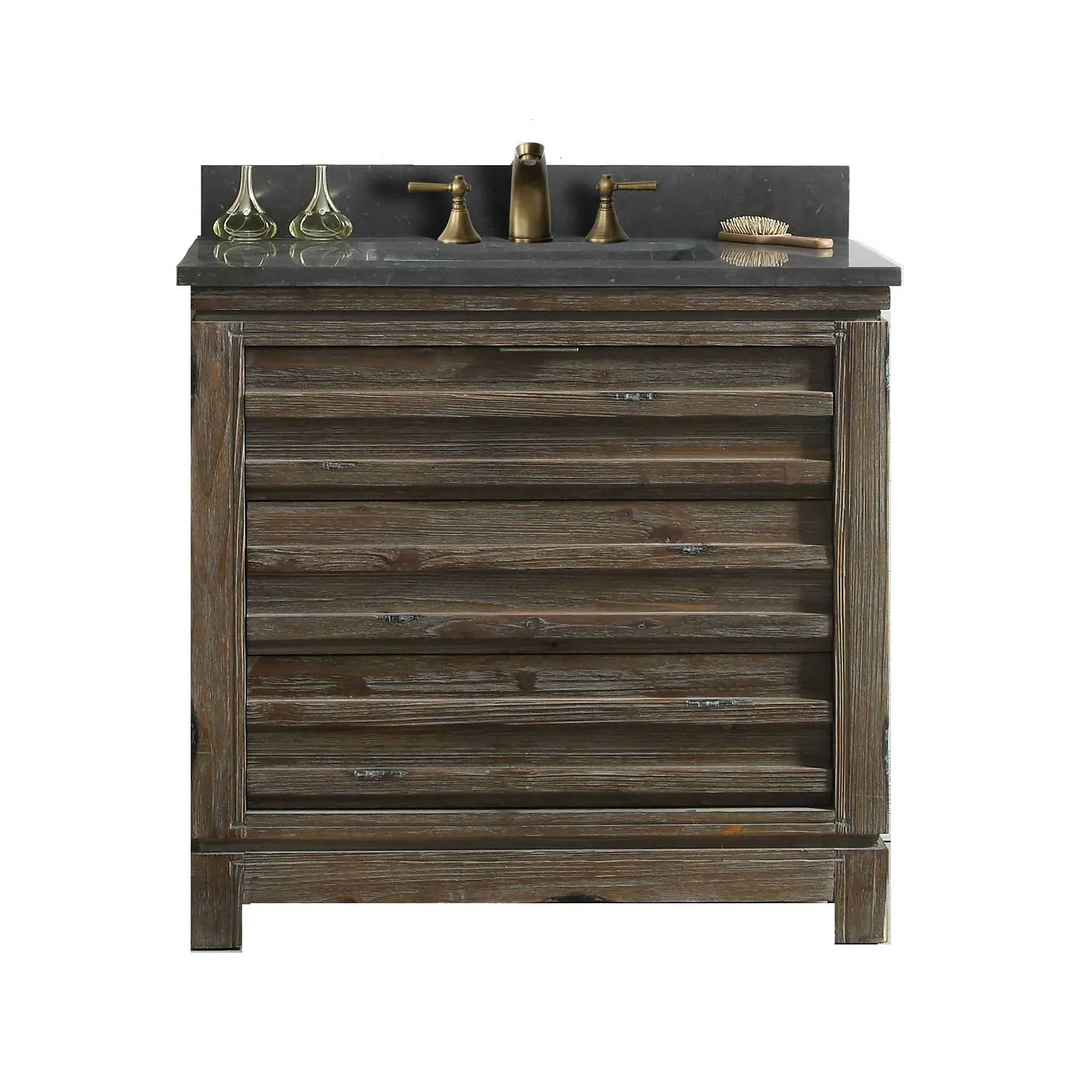 Legion Furniture 36 Inch Moon Stone Top Ceramic Sink Vanity Cabinet