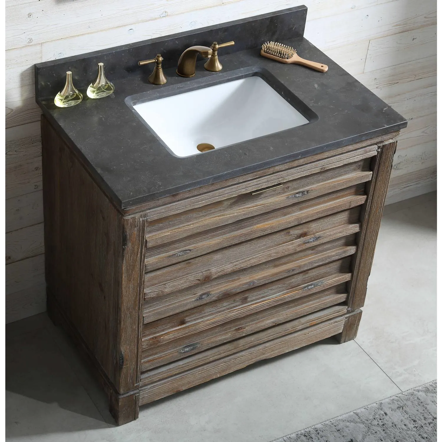 Legion Furniture 36 Inch Moon Stone Top Ceramic Sink Vanity Cabinet - image 10