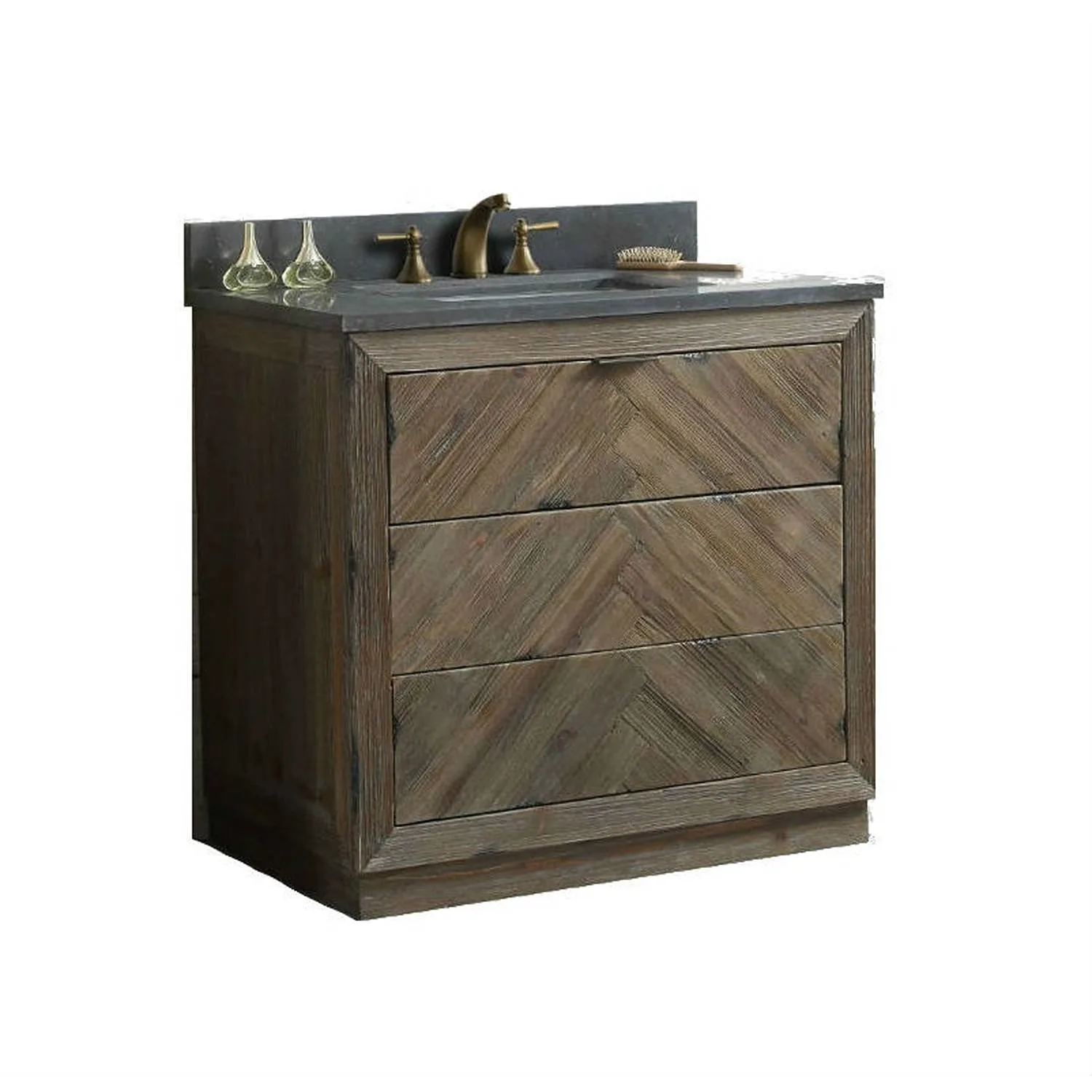 Legion Furniture 36 Inch Moon Stone Top Ceramic Sink Vanity Cabinet - image 11