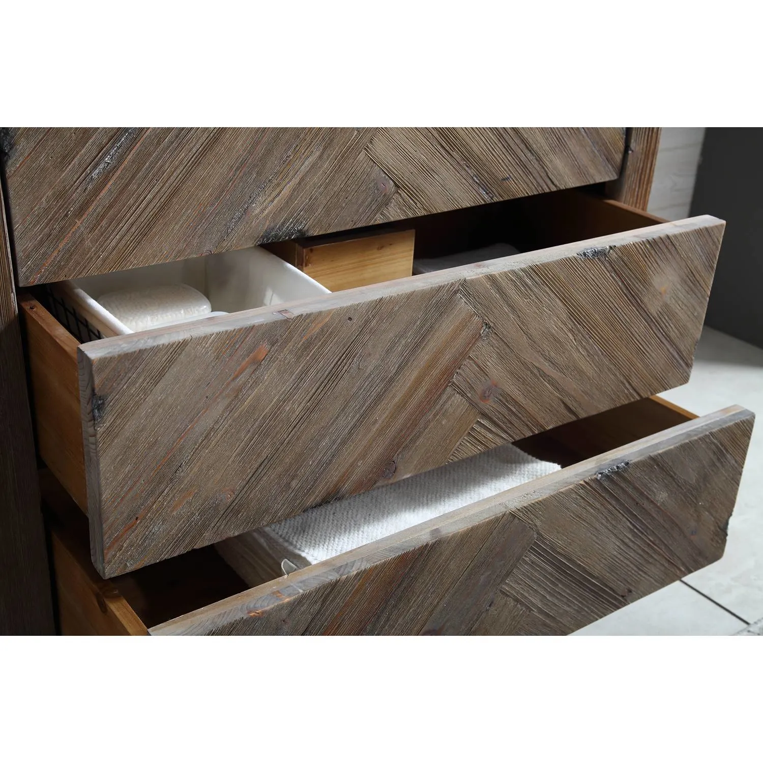 Legion Furniture 36 Inch Moon Stone Top Ceramic Sink Vanity Cabinet - image 9