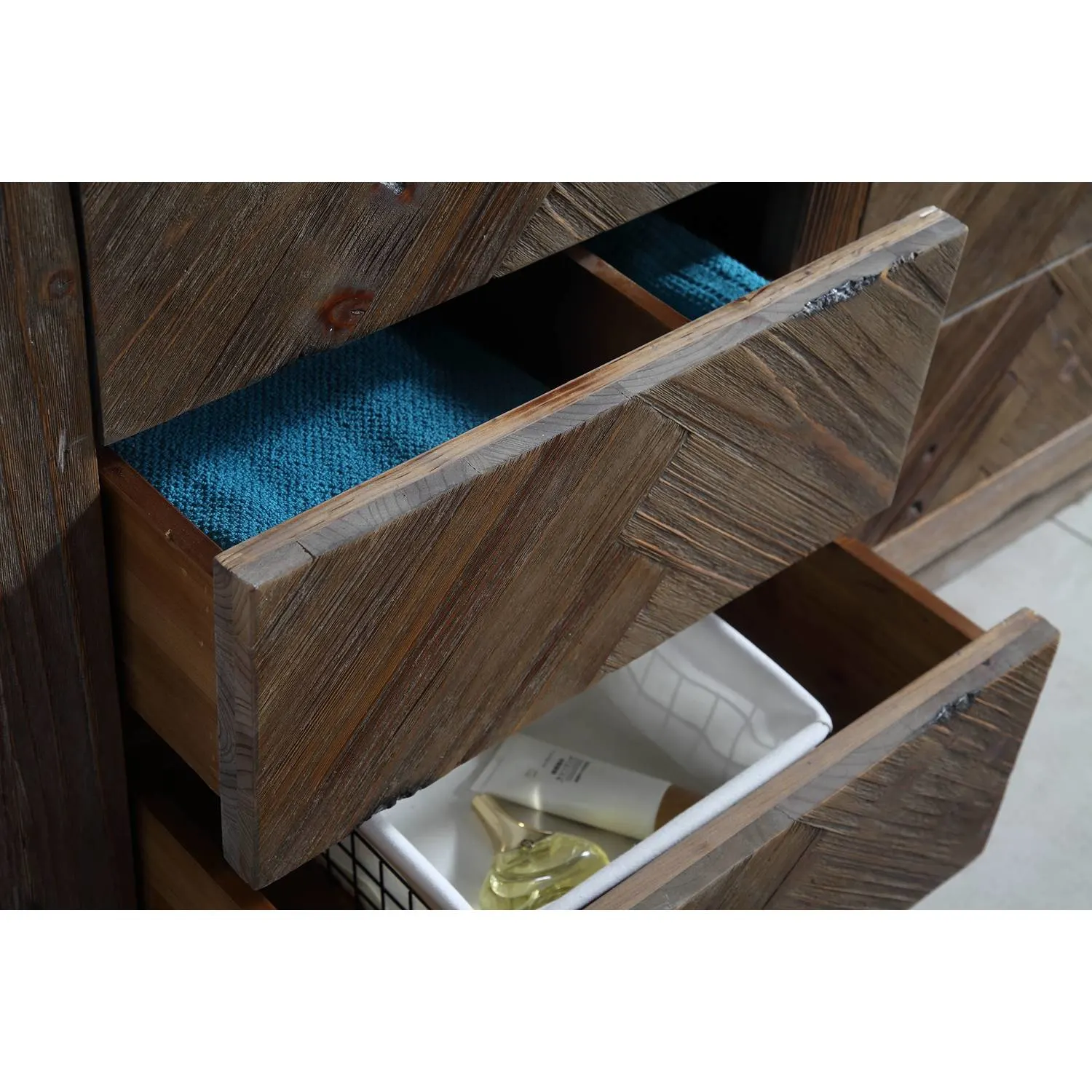 Legion Furniture 48 Inch Moon Stone Top Ceramic Sink Vanity Cabinet - image 5