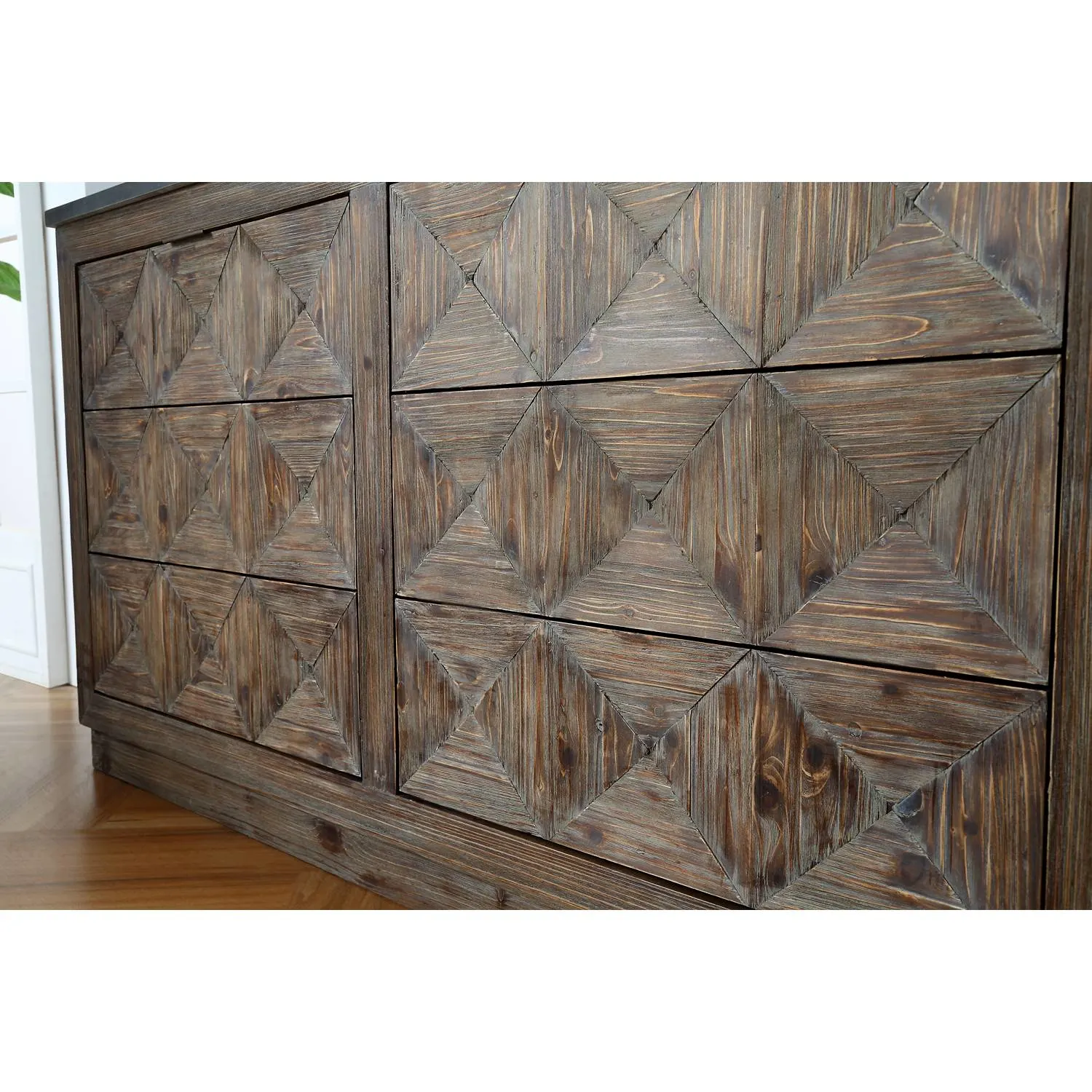 Legion Furniture 60 Inch Moon Stone Top Ceramic Sink Vanity Cabinet - image 4