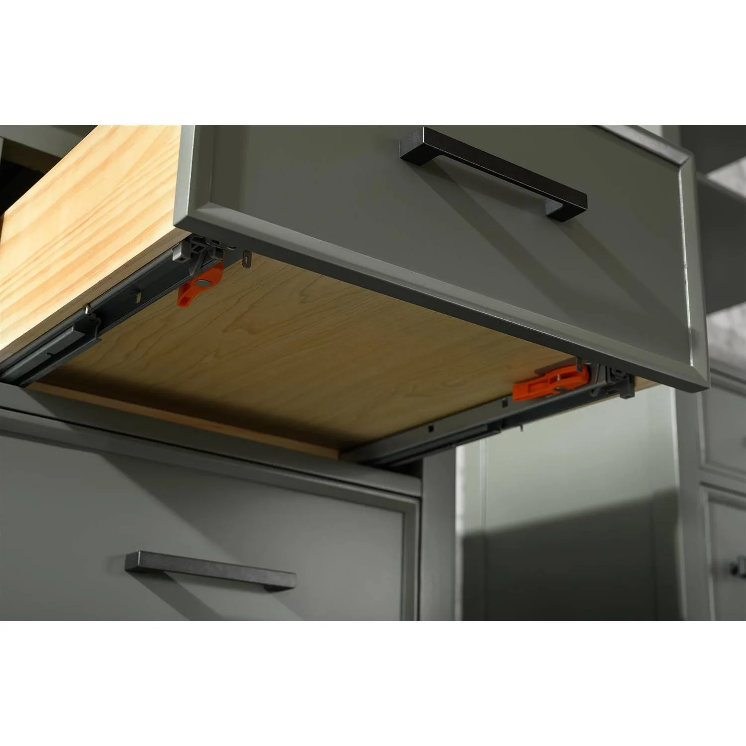 Legion Furniture 60 Inch Blue Lime Stone Top Pewter Green Vanity Cabinet - image 9