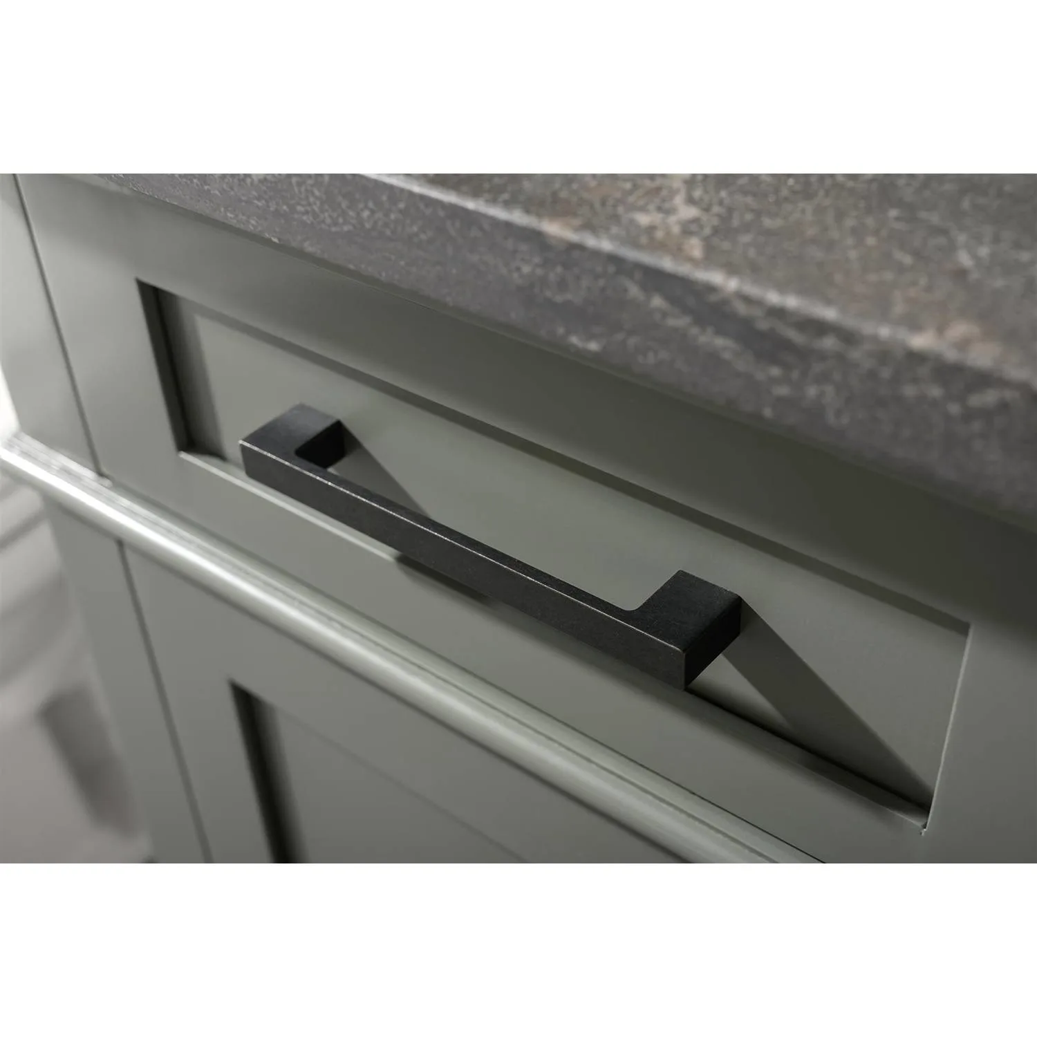 Legion Furniture 54 Inch Blue Lime Stone Top Pewter Green Vanity Cabinet - image 12