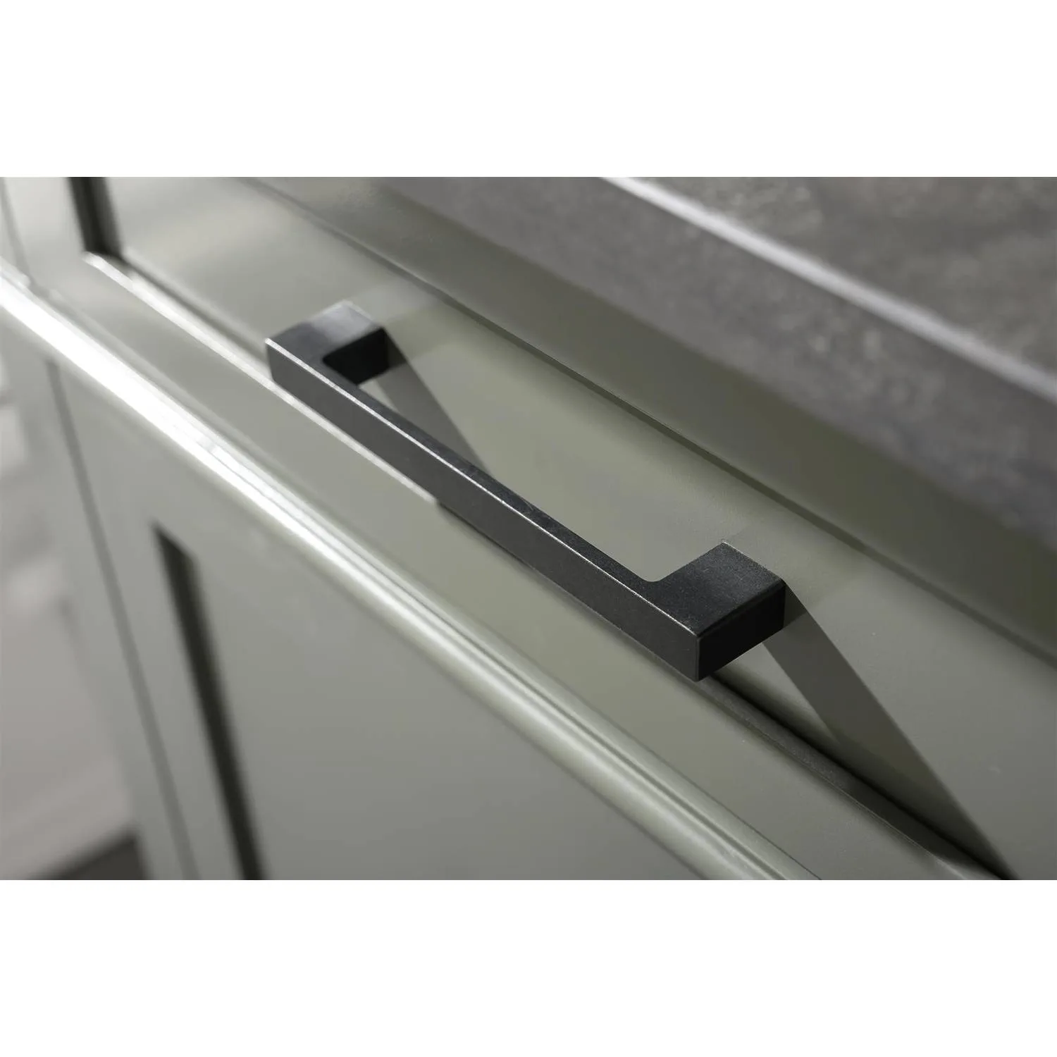 Legion Furniture 72 Inch Blue Lime Stone Top Pewter Green Vanity Cabinet - image 5