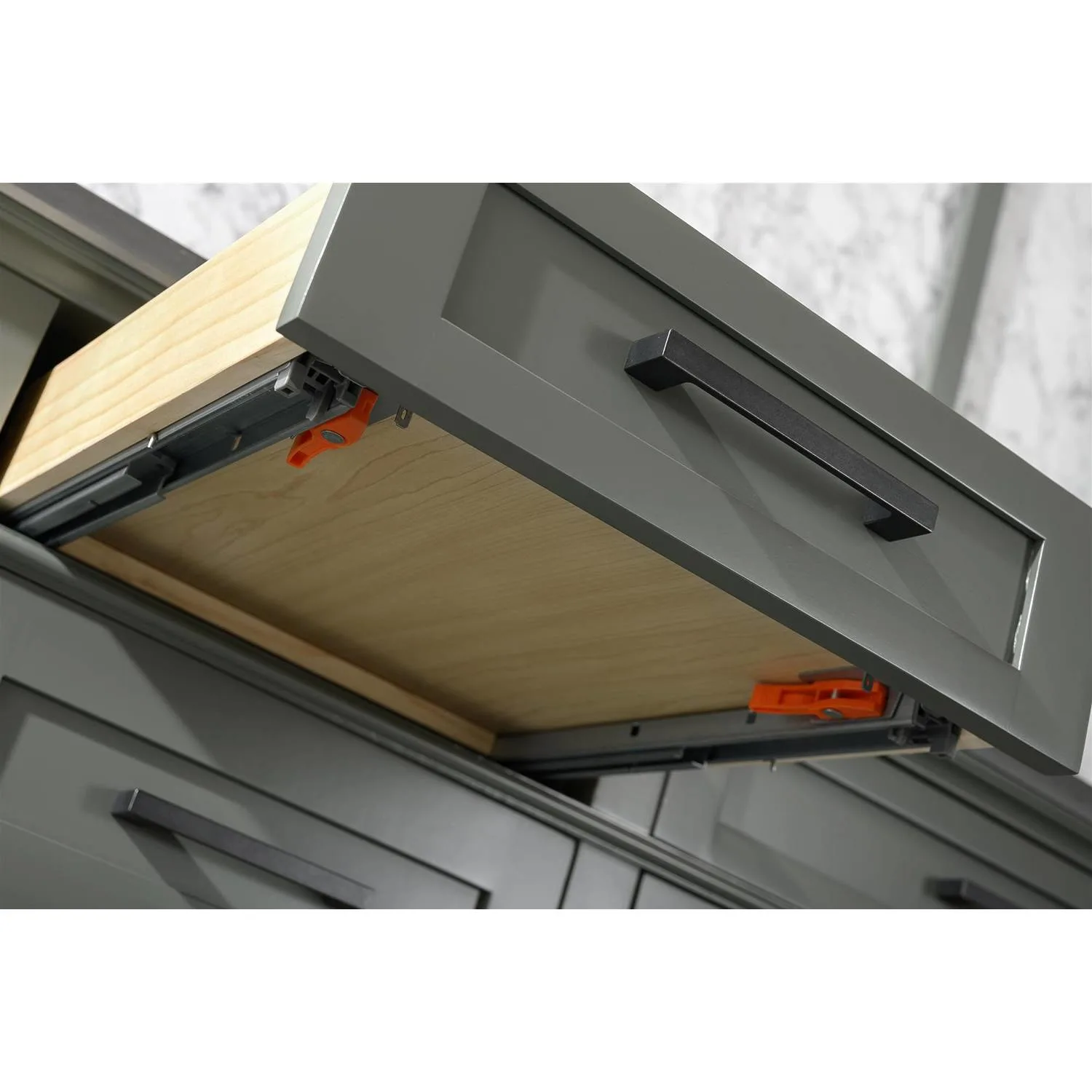 Legion Furniture 80 Inch Blue Lime Stone Top Pewter Green Vanity Cabinet - image 10