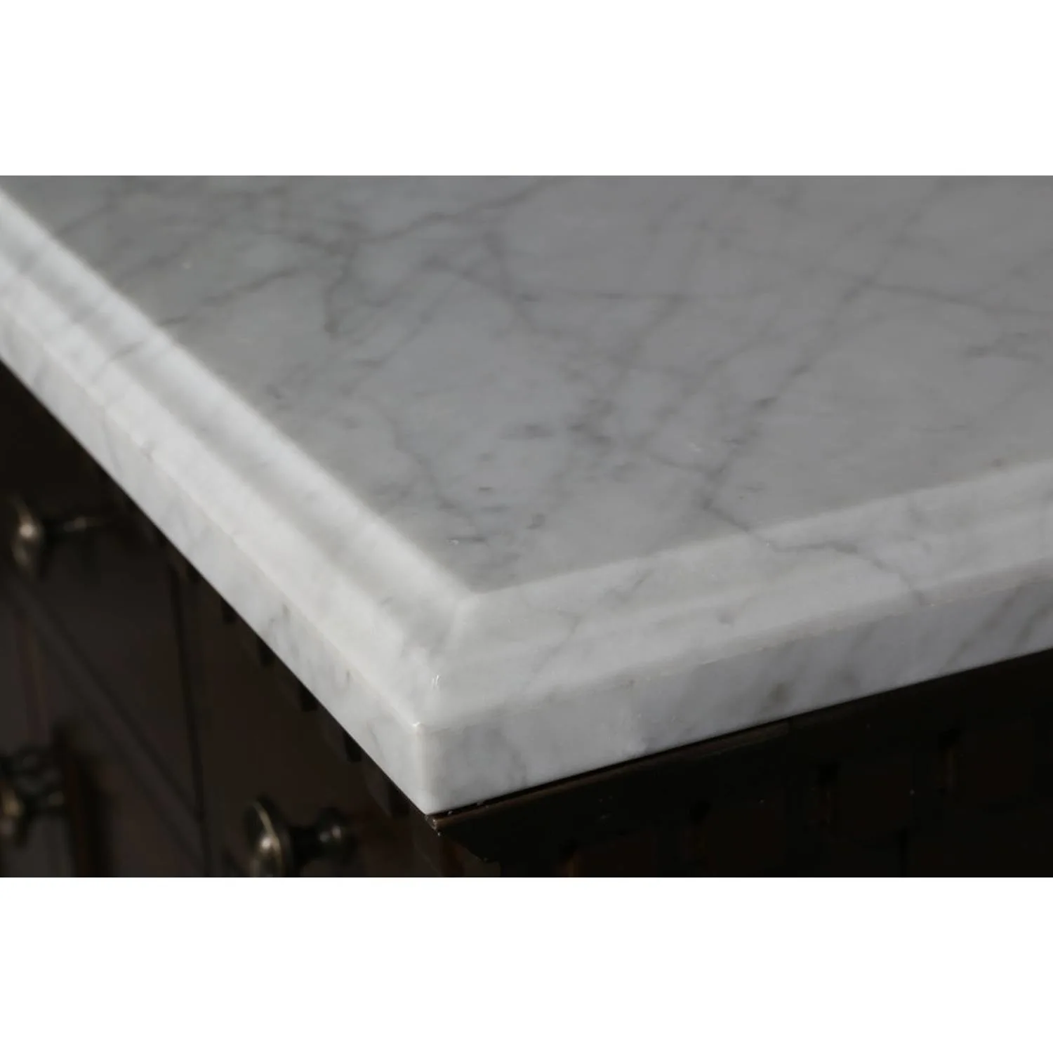 Legion Furniture 60 Inch Carrara White Top Ceramic Sink Vanity Cabinet - image 4