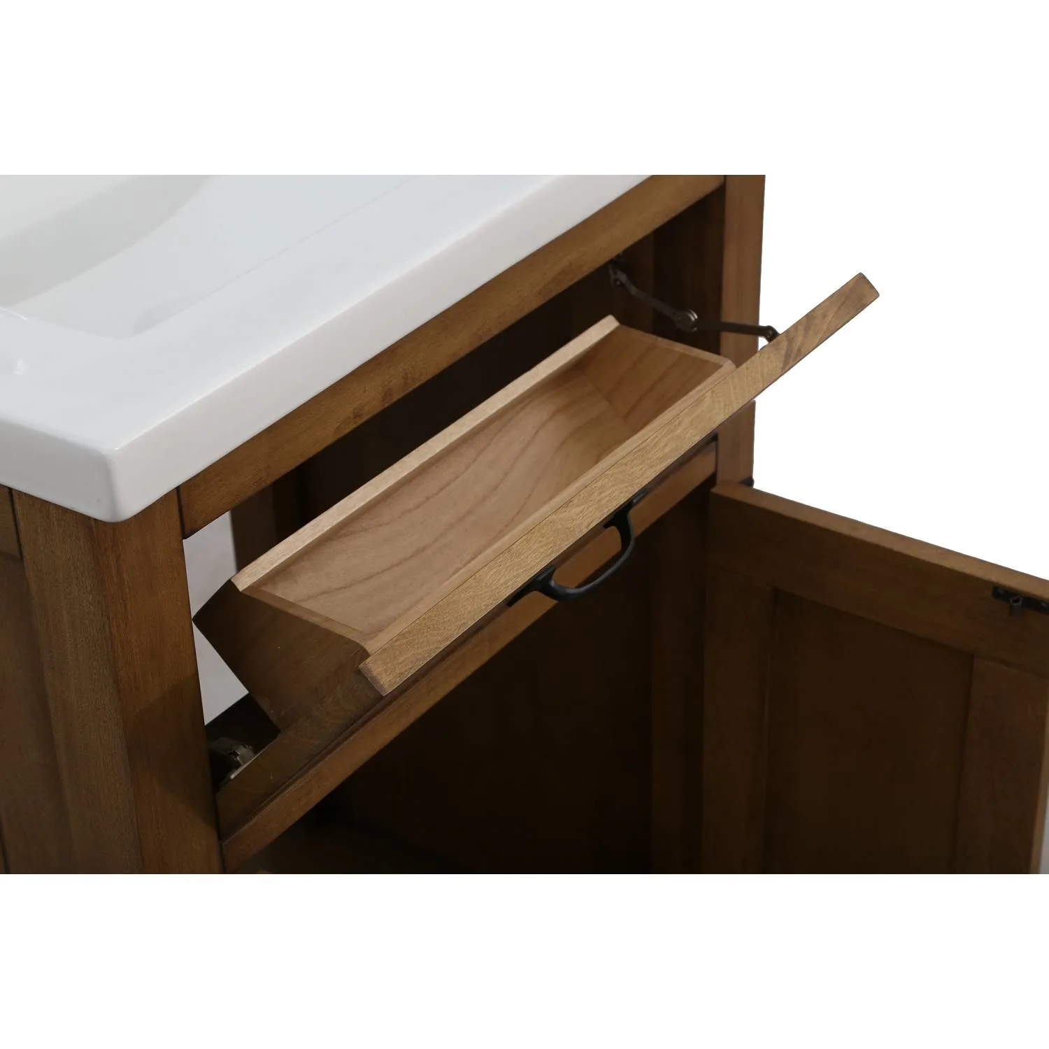 Legion Furniture 24 Inch White Ceramic Top and Sink Vanity Cabinet - image 2