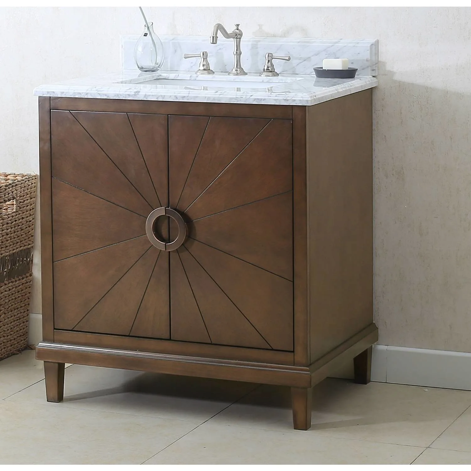 Legion Furniture 30 Inch Carrara White Top Ceramic Sink Vanity Cabinet - image 13