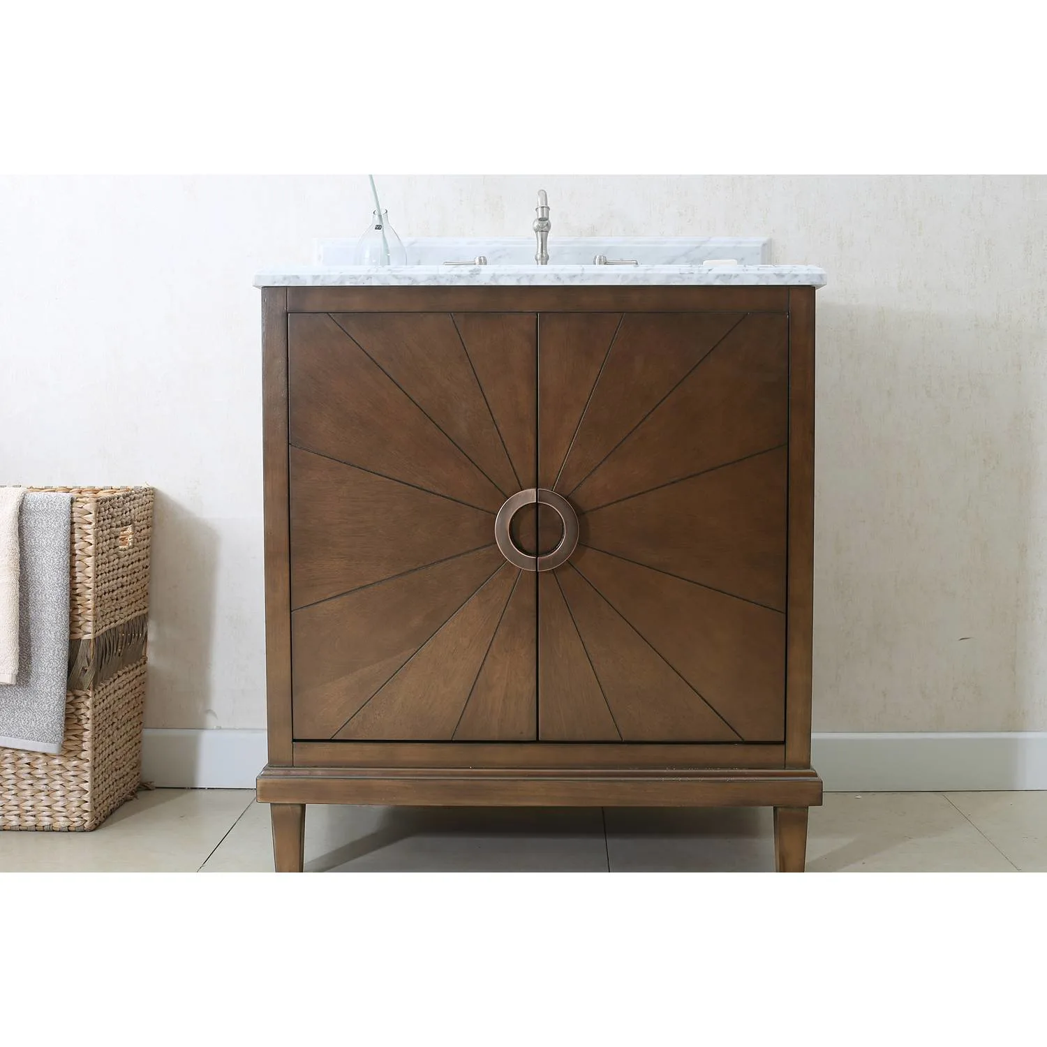 Legion Furniture 30 Inch Carrara White Top Ceramic Sink Vanity Cabinet - image 4