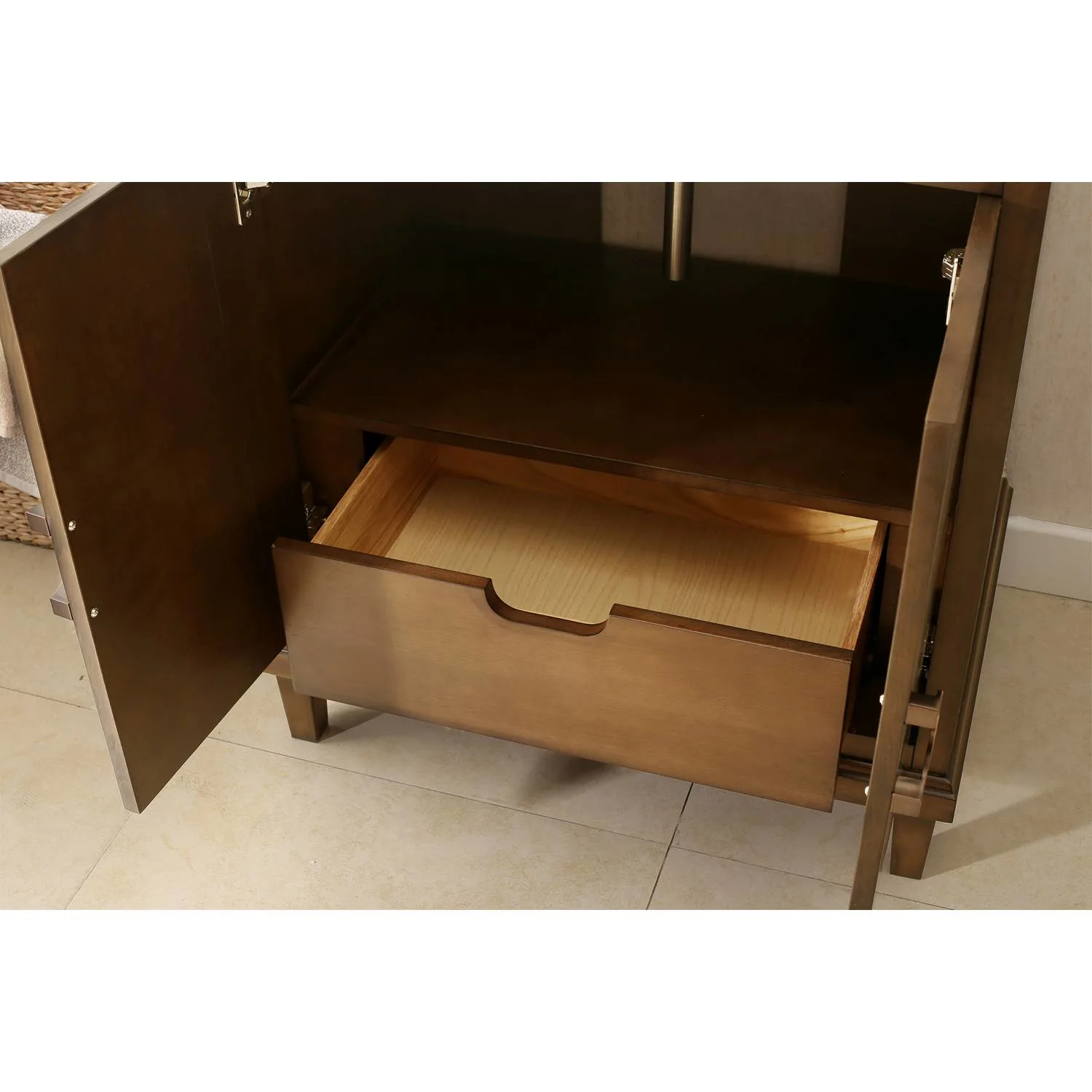 Legion Furniture 30 Inch Carrara White Top Ceramic Sink Vanity Cabinet - image 7