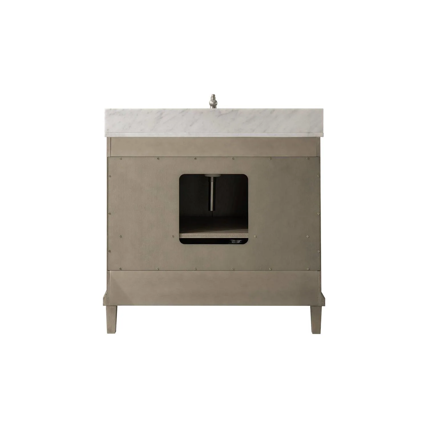 Legion Furniture 36 Inch Carrara White Top Ceramic Sink Vanity Cabinet - image 2