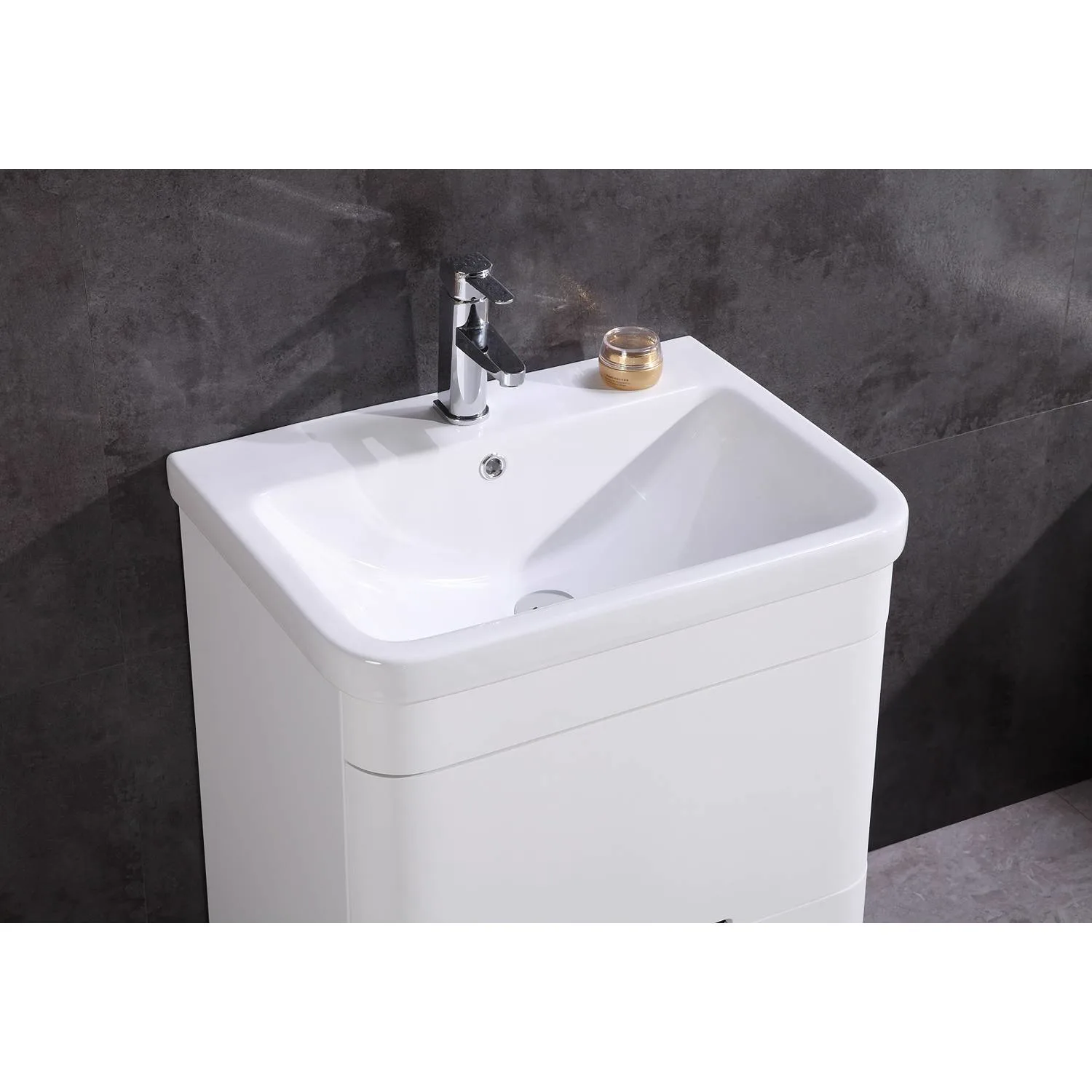 Legion Furniture 24 Inch White Ceramic Top and Sink Vanity Cabinet - image 6