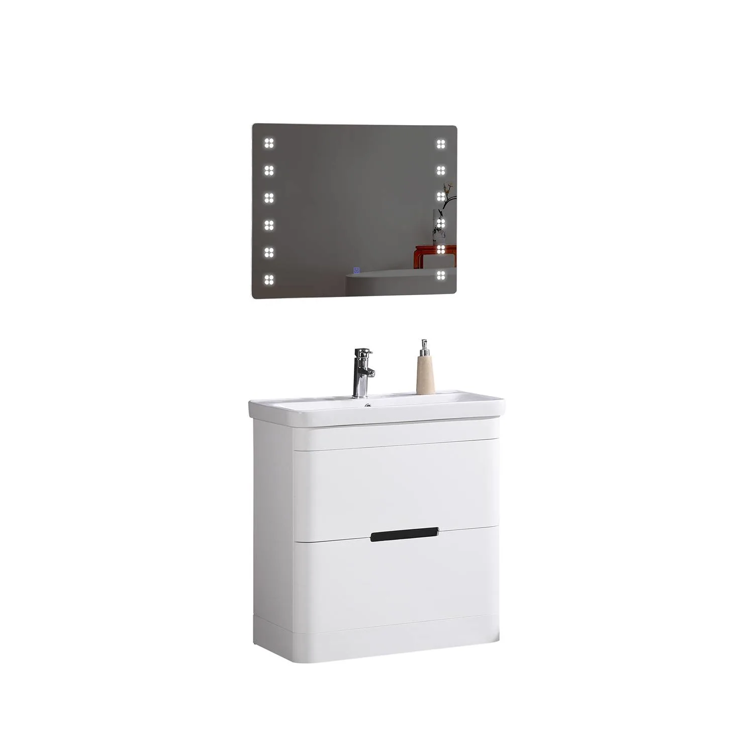 Legion Furniture 32 Inch White Ceramic Top and Sink Vanity Cabinet - image 3