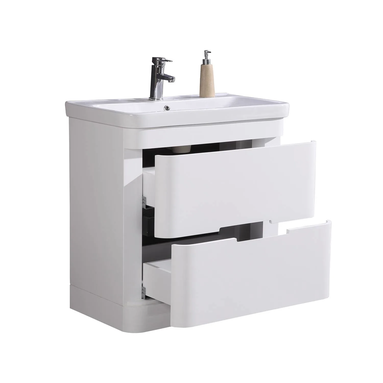 Legion Furniture 32 Inch White Ceramic Top and Sink Vanity Cabinet - image 4