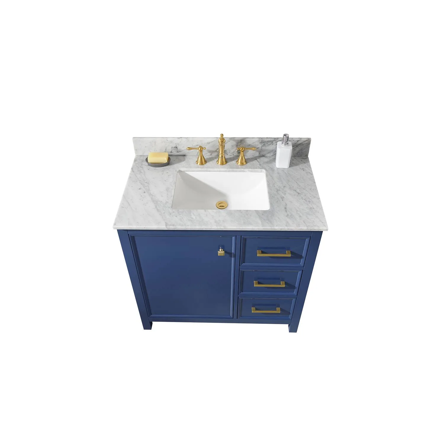 Legion Furniture 36 Inch Carrara White Top Ceramic Sink Vanity Cabinet - image 14