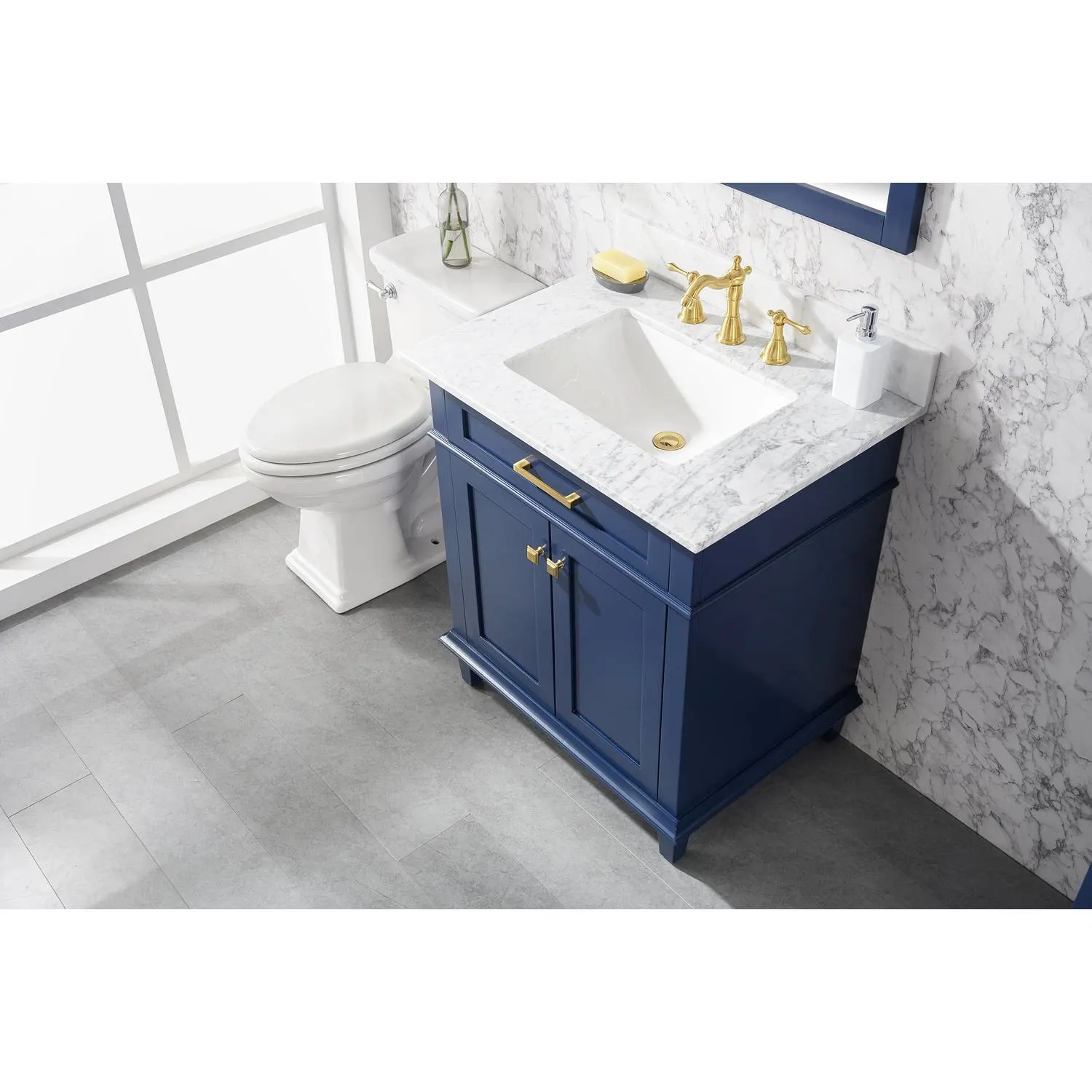 Legion Furniture 30 Inch Carrara White Top Ceramic Sink Vanity Cabinet - image 13