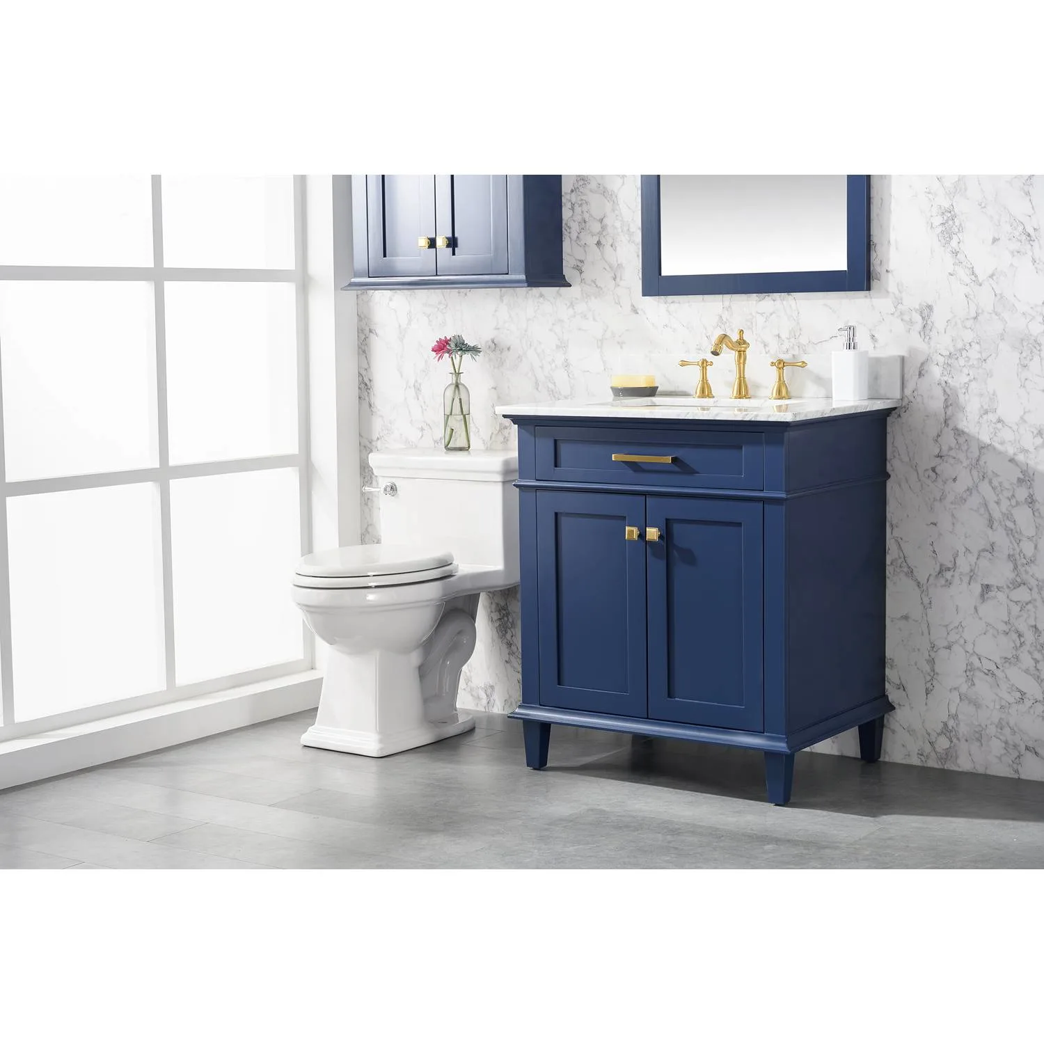 Legion Furniture 30 Inch Carrara White Top Ceramic Sink Vanity Cabinet - image 9