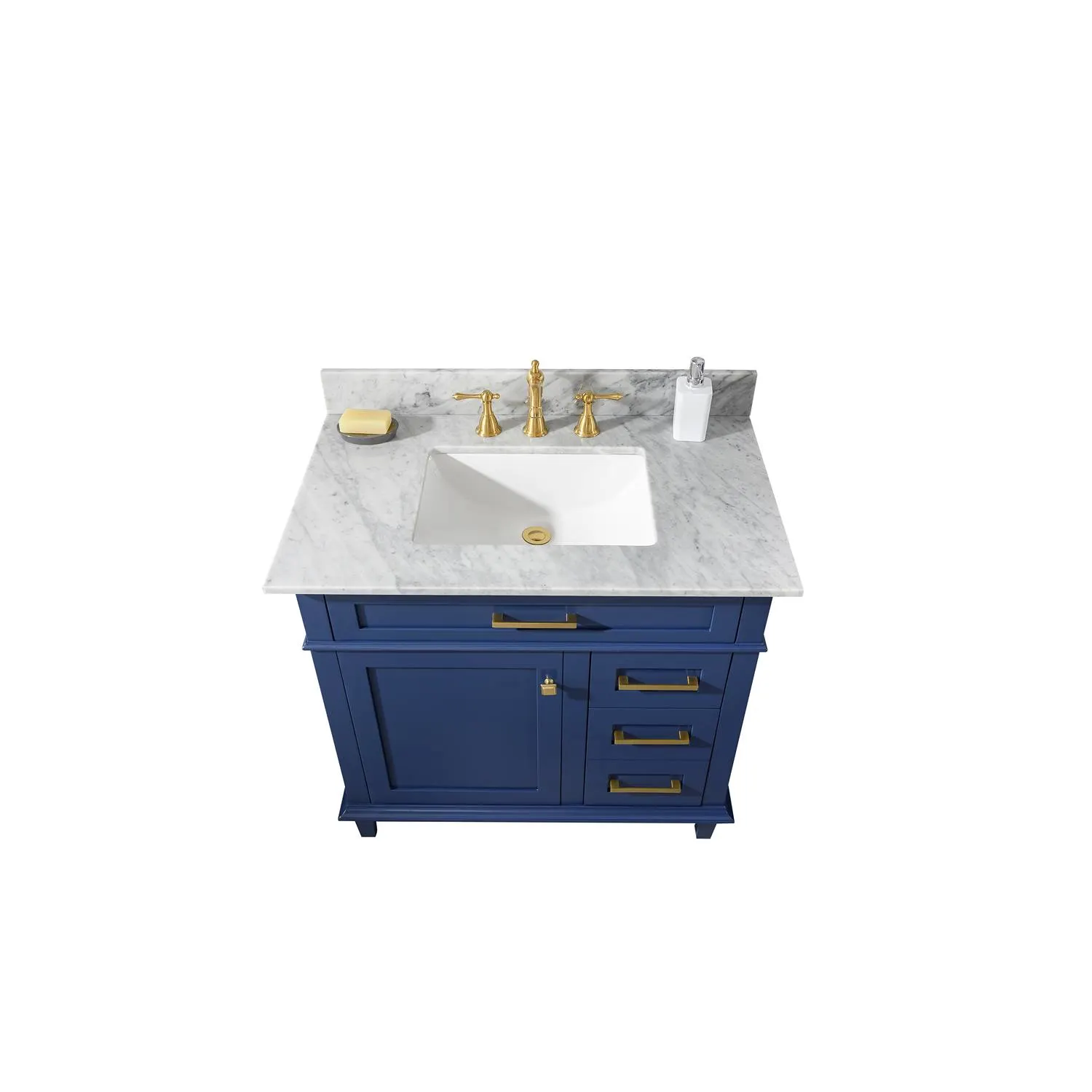 Legion Furniture 36 Inch Carrara White Top Ceramic Sink Vanity Cabinet - image 18