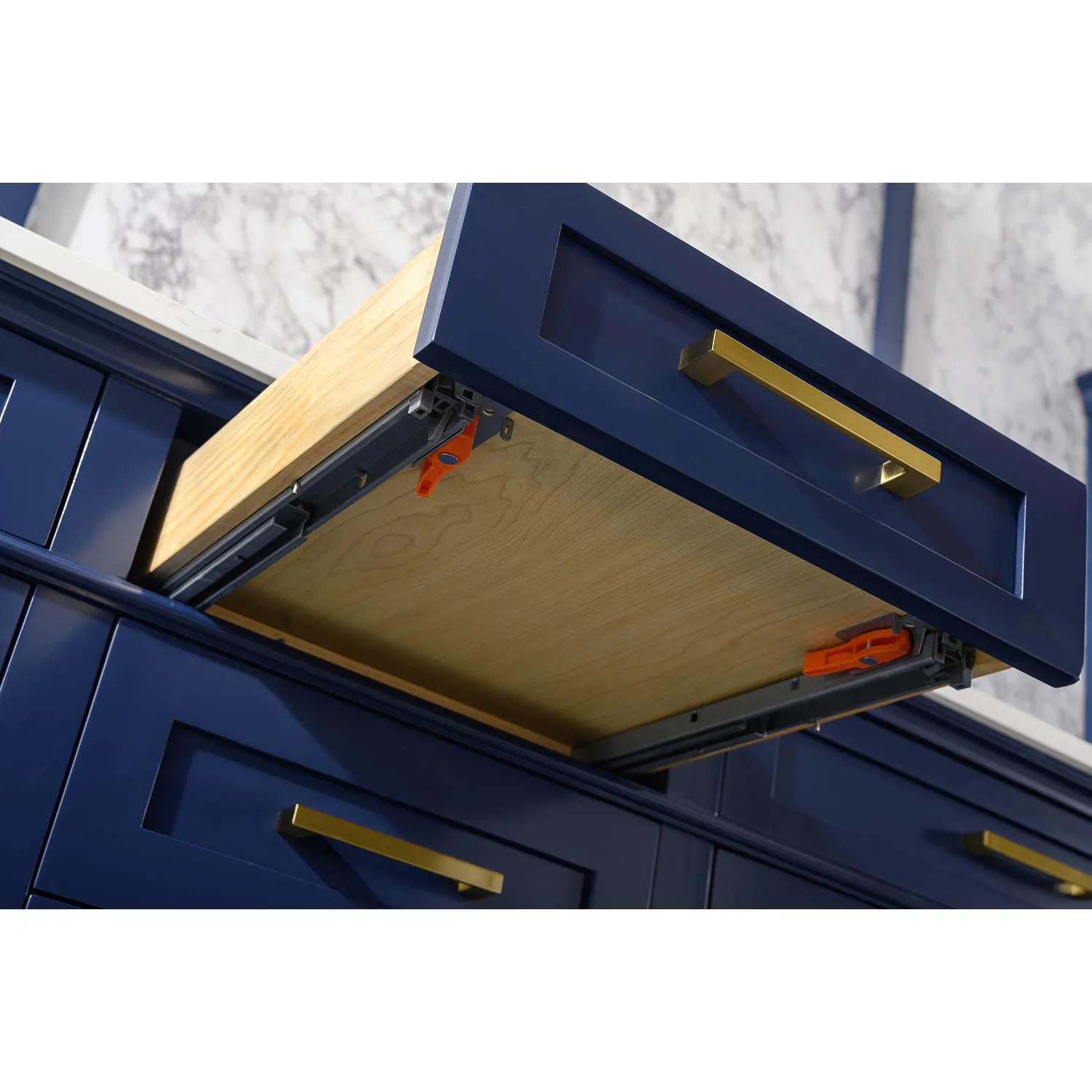 Legion Furniture 80 Inch Carrara White Top Double Sink Vanity Cabinet - image 12