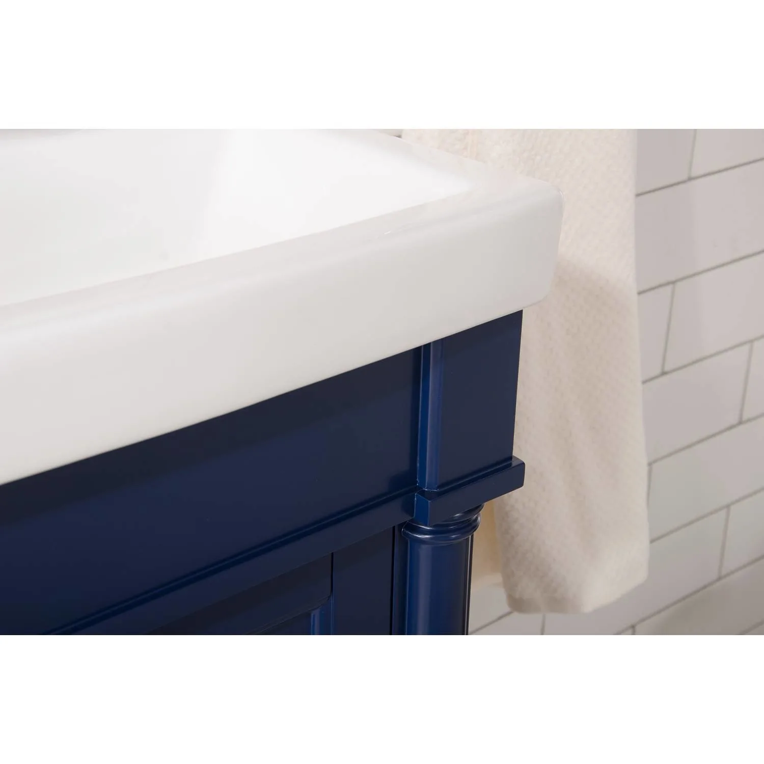 Legion Furniture 18 Inch White Ceramic Top and Sink Vanity Cabinet - image 5