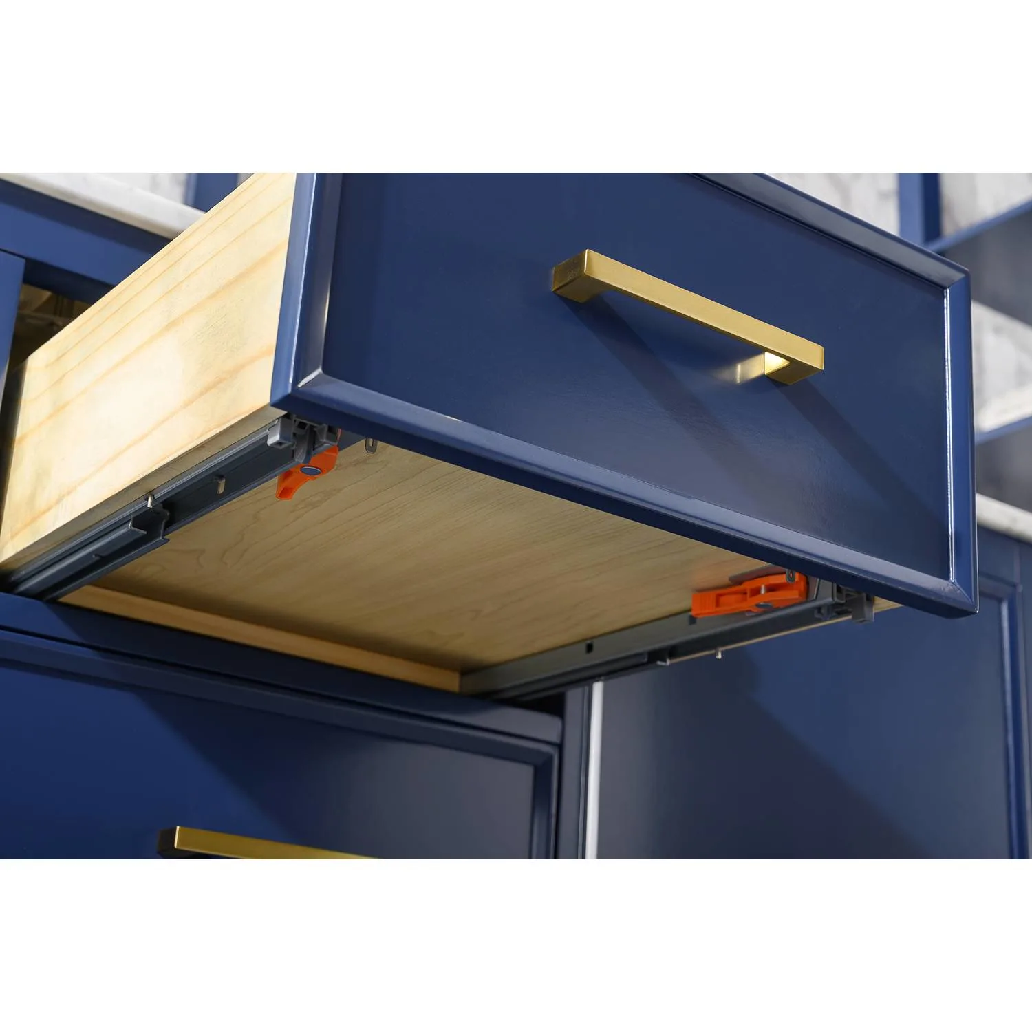 Legion Furniture 60 Inch Carrara White Top Double Sink Vanity Cabinet - image 7