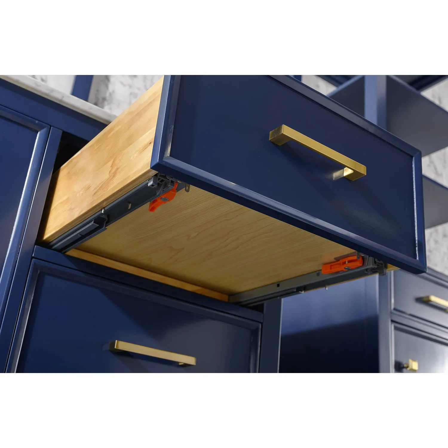 Legion Furniture 60 Inch Carrara White Top Ceramic Sink Vanity Cabinet - image 9