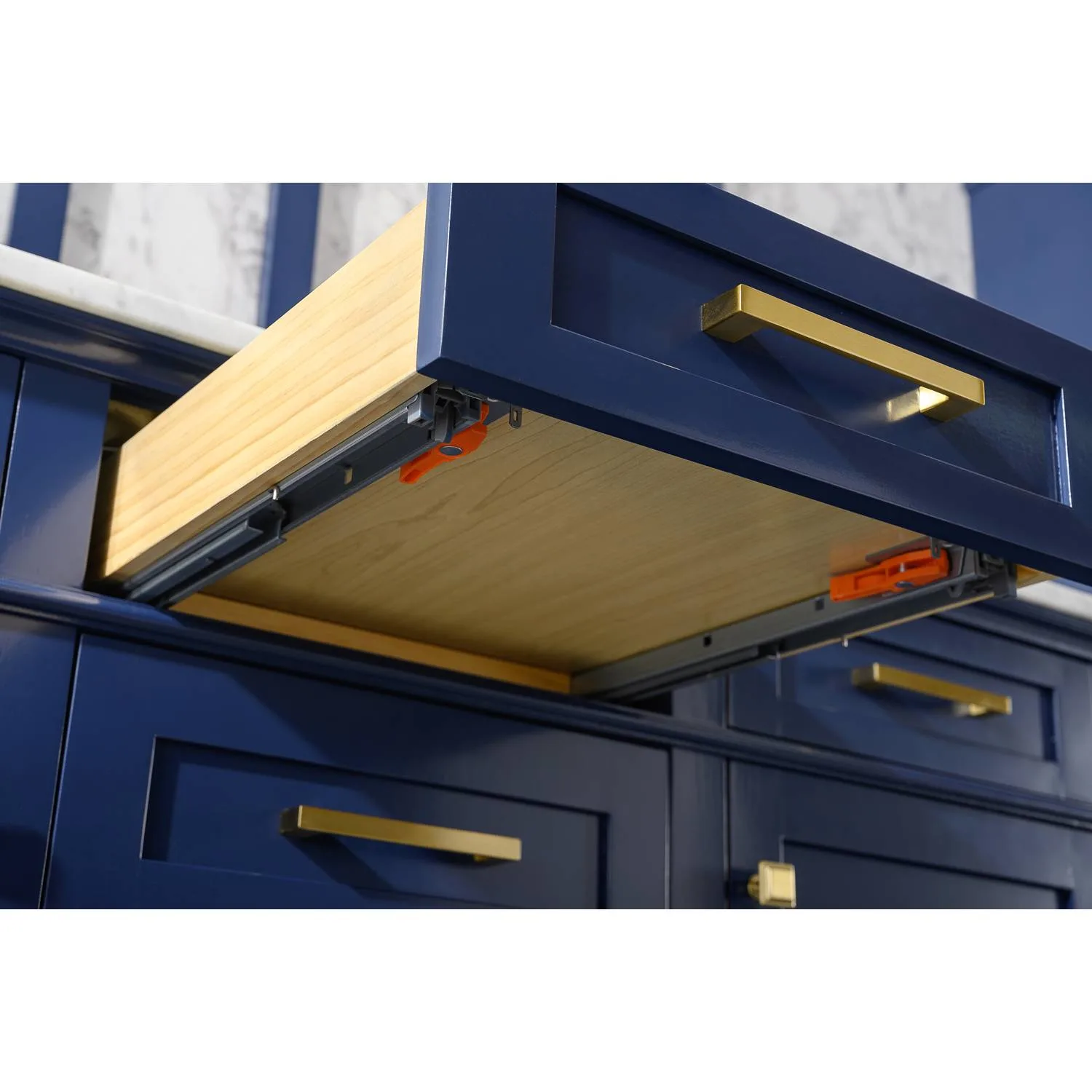 Legion Furniture 60 Inch Carrara White Top Double Sink Vanity Cabinet - image 11