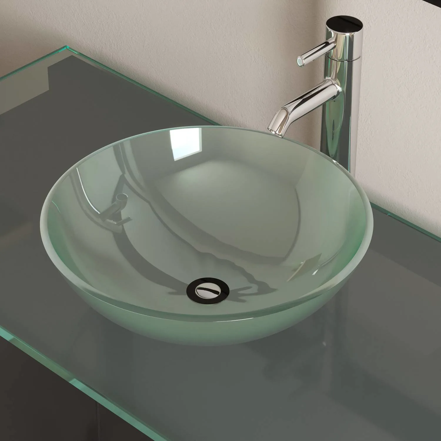 Cambridge Plumbing Complete 48 Inch Tempered Glass Espresso Vanity Set - image 2