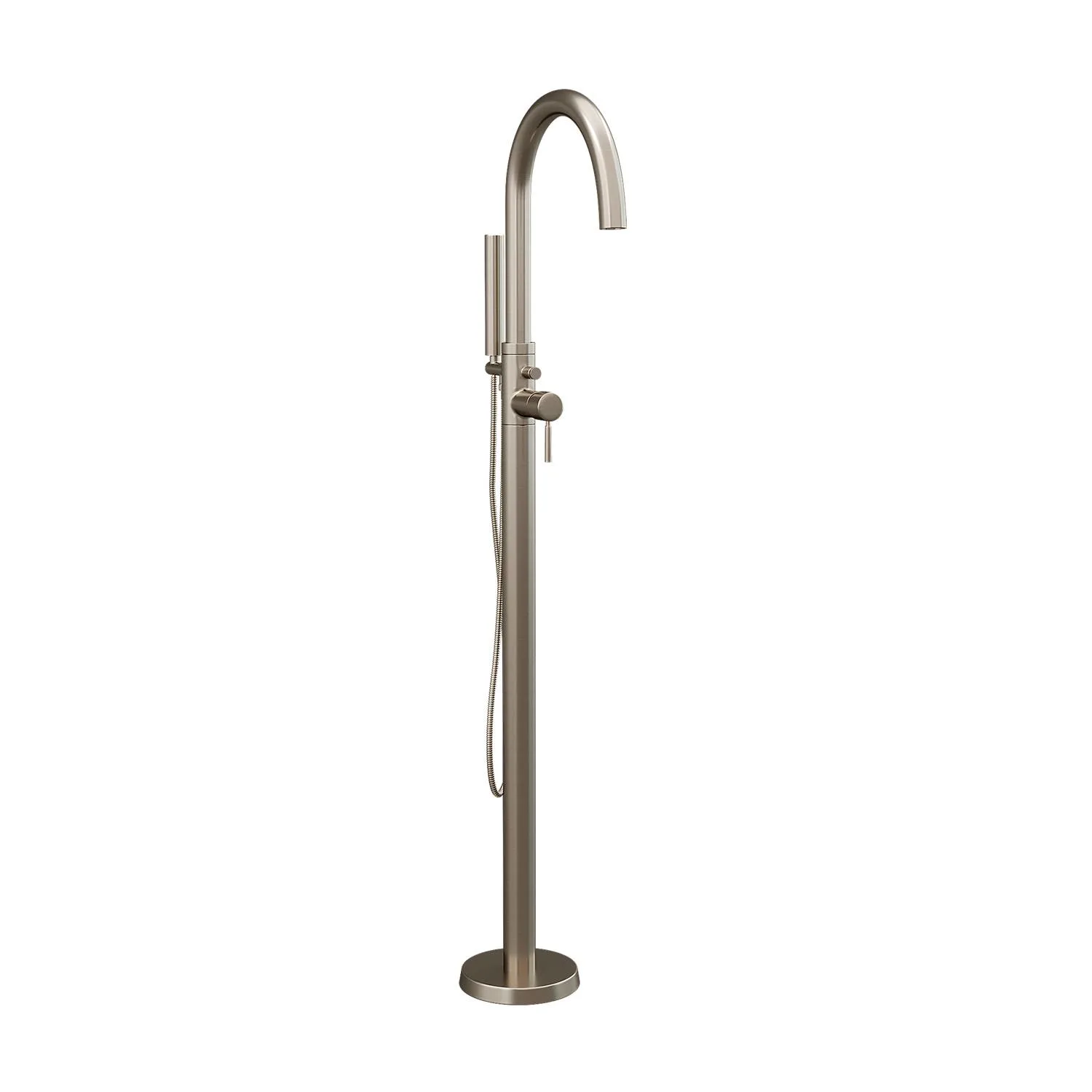 Cambridge Plumbing 7 3/4 Inch Floor Mounted Tub Filler Faucet - image 1