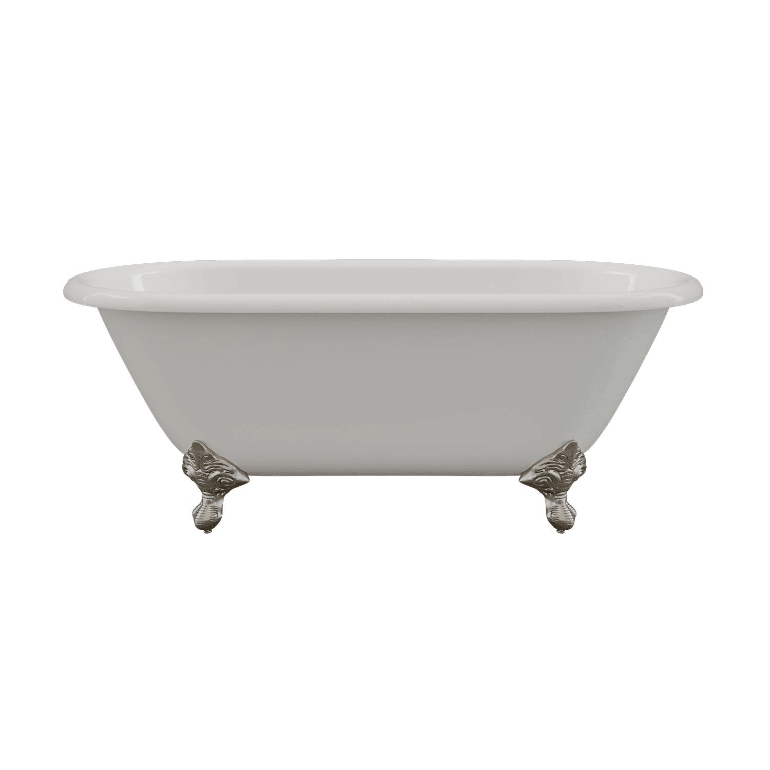Cambridge Plumbing 60 Inch Double Ended Clawfoot Cast Iron Bathtub - image 1