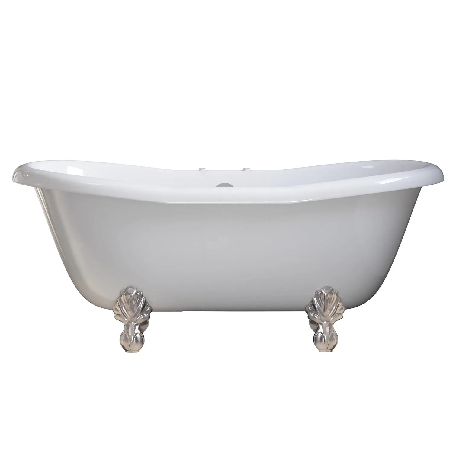 Cambridge Plumbing 68 Inch Clawfoot Slipper USA Quality Bathtub