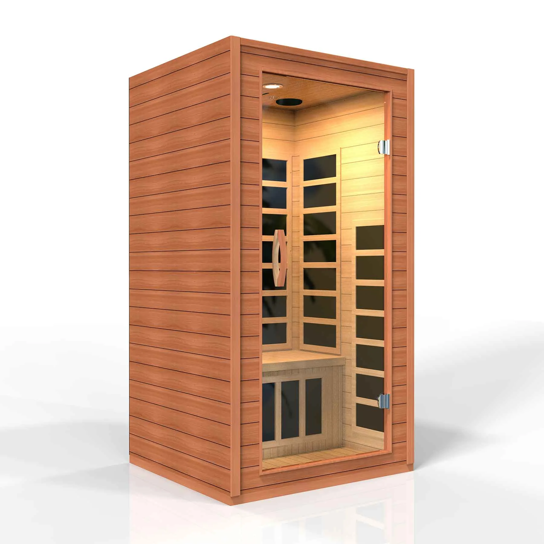 Dynamic Avila Elite 1-2 Person Low EMF Hemlock Indoor Infrared Sauna - image 3