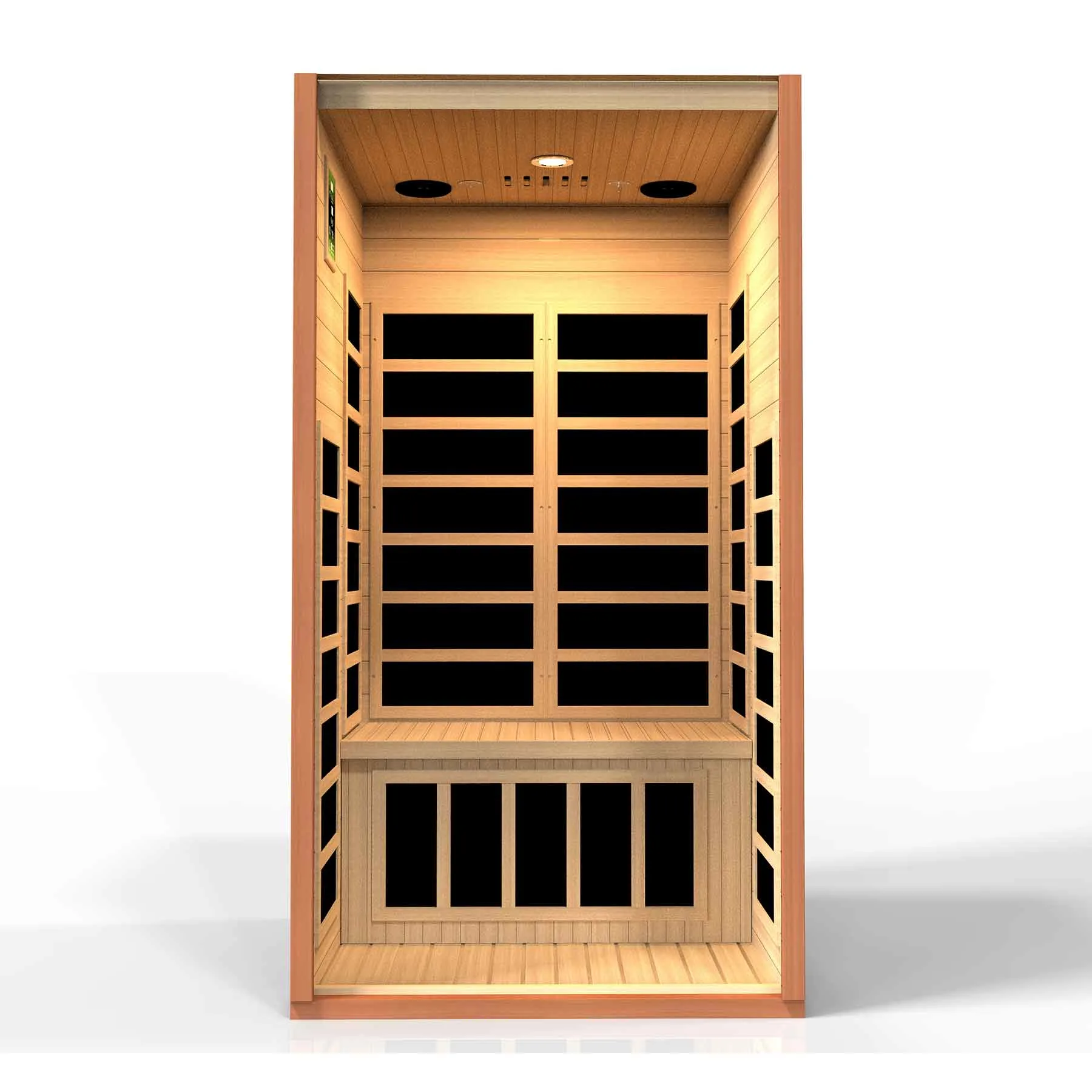 Dynamic Avila Elite 1-2 Person Low EMF Hemlock Indoor Infrared Sauna - image 5