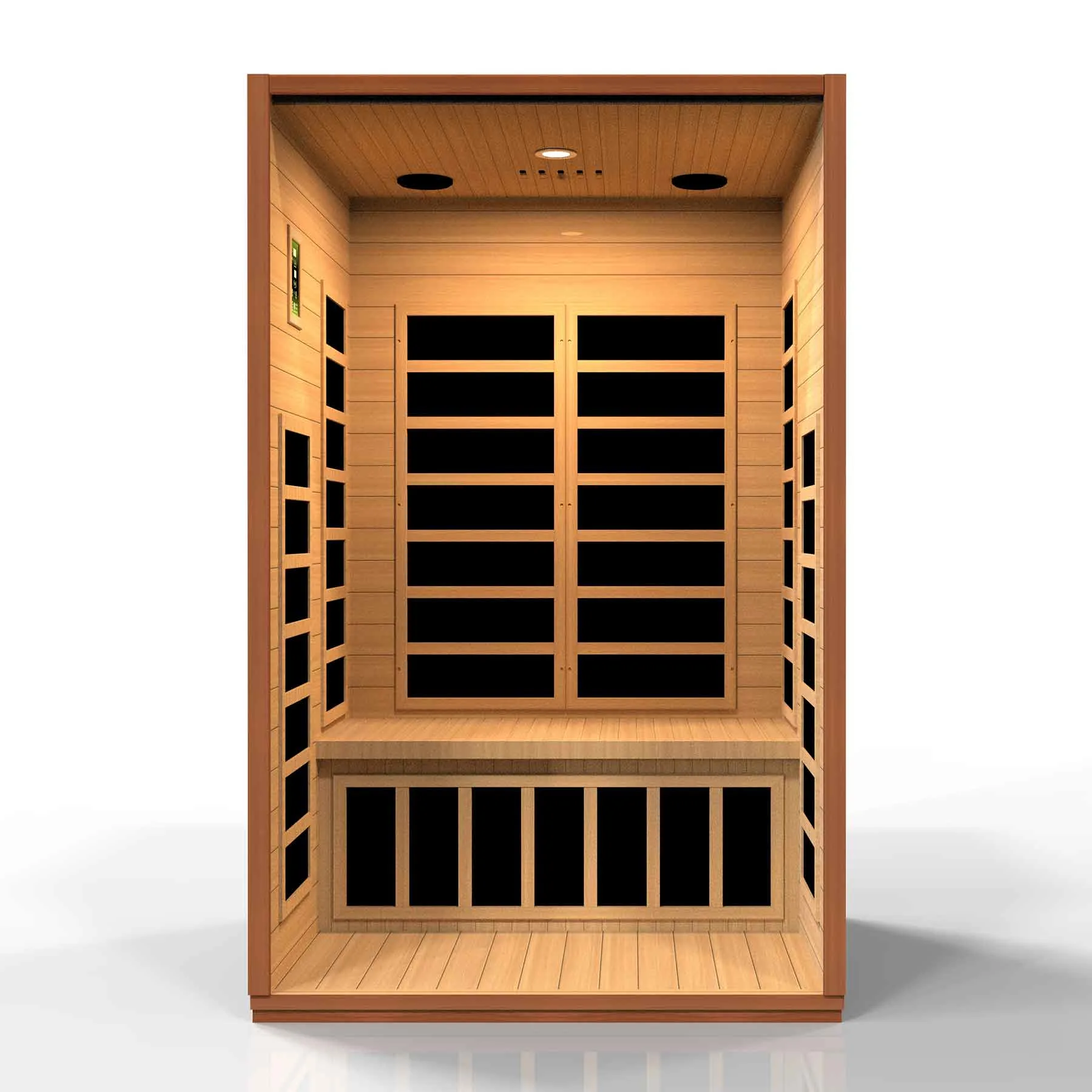 Dynamic Cordoba 2 Person Low EMF Hemlock Indoor Infrared Sauna - image 5